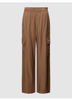 Spodnie materiałowe o luźnym kroju z mieszanki wiskozy model ‘Allie’ ze sklepu Peek&Cloppenburg  w kategorii Spodnie damskie - zdjęcie 169005494