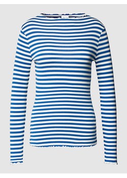 Bluzka z długim rękawem ze wzorem w paski model ‘STRIPE’ ze sklepu Peek&Cloppenburg  w kategorii Bluzki damskie - zdjęcie 169005530