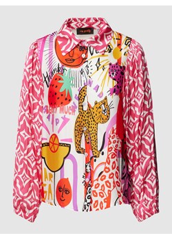 Bluzka koszulowa ze wzorem na całej powierzchni model ‘Strawberry’ ze sklepu Peek&Cloppenburg  w kategorii Koszule damskie - zdjęcie 169005650