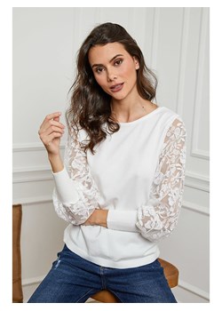 Joséfine Sweter &quot;Mench&quot; w kolorze białym ze sklepu Limango Polska w kategorii Swetry damskie - zdjęcie 169011391