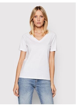 Pieces T-Shirt Ria 17120455 Biały Regular Fit ze sklepu MODIVO w kategorii Bluzki damskie - zdjęcie 169015194