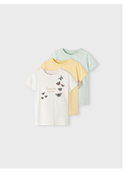 NAME IT Komplet 3 t-shirtów 13203653 Kolorowy Regular Fit ze sklepu MODIVO w kategorii Bluzki dziewczęce - zdjęcie 169015321