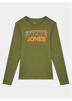 Jack&Jones Junior Bluzka 12251462 Zielony Standard Fit ze sklepu MODIVO w kategorii T-shirty chłopięce - zdjęcie 169015431