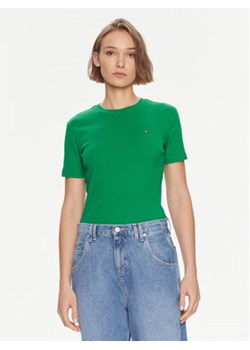 Tommy Hilfiger T-Shirt New Cody WW0WW40587 Zielony Slim Fit ze sklepu MODIVO w kategorii Bluzki damskie - zdjęcie 169015901