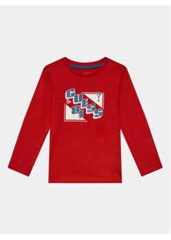 Guess Bluzka N3BI03 I3Z14 Czerwony Regular Fit ze sklepu MODIVO w kategorii T-shirty chłopięce - zdjęcie 169016291