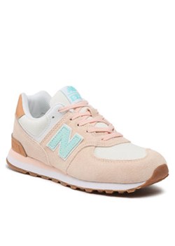 New Balance Sneakersy GC574RJ1 Beżowy ze sklepu MODIVO w kategorii Buty sportowe dziecięce - zdjęcie 169017262