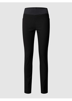 Spodnie z dodatkiem streczu z mieszanki wiskozy model ‘Chantal’ ze sklepu Peek&Cloppenburg  w kategorii Spodnie damskie - zdjęcie 169022340