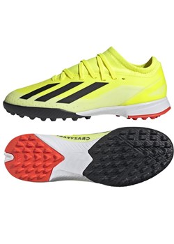 Buty adidas X Crazyfast League Tf Jr IF0681 żółte ze sklepu ButyModne.pl w kategorii Buty sportowe dziecięce - zdjęcie 169030523