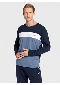 Boss Koszulka piżamowa Balance 50479293 Niebieski Regular Fit ze sklepu MODIVO w kategorii Piżamy męskie - zdjęcie 169047314