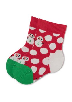 Happy Socks Skarpety Wysokie Dziecięce KBDS01-4300 Czerwony ze sklepu MODIVO w kategorii Skarpetki dziecięce - zdjęcie 169047383
