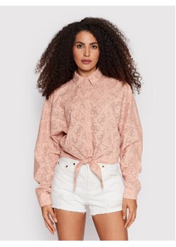 Guess Koszula W2GH53 WEJU0 Różowy Regular Fit ze sklepu MODIVO w kategorii Koszule damskie - zdjęcie 169049354