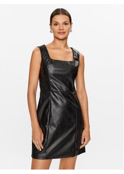 Glamorous Sukienka z imitacji skóry TM0685 Czarny Regular Fit ze sklepu MODIVO w kategorii Sukienki - zdjęcie 169049951