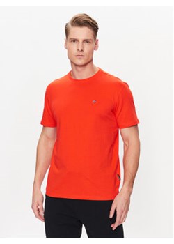 Napapijri T-Shirt Salis NP0A4H8D Czerwony Regular Fit ze sklepu MODIVO w kategorii T-shirty męskie - zdjęcie 169050390