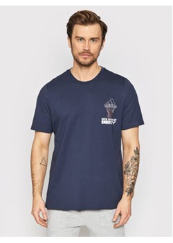 adidas T-Shirt Energy Graphic HC6877 Granatowy Regular Fit ze sklepu MODIVO w kategorii T-shirty męskie - zdjęcie 169051020