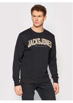 Jack&Jones Bluza Sprays 12205190 Czarny Regular Fit ze sklepu MODIVO w kategorii Bluzy męskie - zdjęcie 169051881