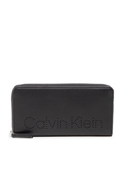 Calvin Klein Duży Portfel Damski Ck Set Wallet Z/A Lg K60K609191 Czarny ze sklepu MODIVO w kategorii Portfele damskie - zdjęcie 169051951
