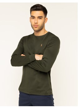 Polo Ralph Lauren Longsleeve 710760121 Zielony Slim Fit ze sklepu MODIVO w kategorii T-shirty męskie - zdjęcie 169052174