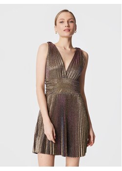 Liu Jo Sukienka koktajlowa CF2050 J1887 Złoty Slim Fit ze sklepu MODIVO w kategorii Sukienki - zdjęcie 169052491