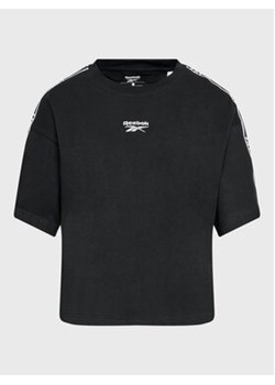 Reebok T-Shirt Tape Pack HH7704 Czarny Relaxed Fit ze sklepu MODIVO w kategorii Bluzki damskie - zdjęcie 169052671