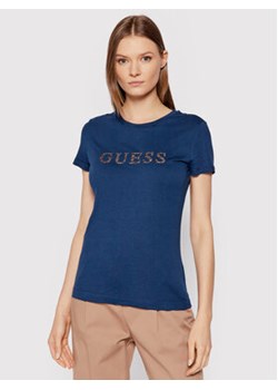 Guess T-Shirt Kimetz W1BI06 JA911 Granatowy Regular Fit ze sklepu MODIVO w kategorii Bluzki damskie - zdjęcie 169053793