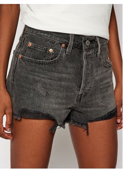 Levi's® Szorty jeansowe 501 High Rise 56327-0070 Czarny Regular Fit ze sklepu MODIVO w kategorii Szorty - zdjęcie 169056610