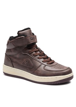 Sneakersy Kappa 242799 Brown/Offwhite ze sklepu eobuwie.pl w kategorii Buty sportowe męskie - zdjęcie 169062691
