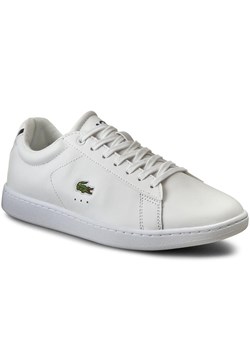 Sneakersy Lacoste Carnaby Bl 1 7-32SPW0132001 Biały ze sklepu eobuwie.pl w kategorii Trampki damskie - zdjęcie 169063062