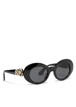 Okulary przeciwsłoneczne Versace 0VK4428U GB1/87 Black/Dark Grey ze sklepu eobuwie.pl w kategorii Okulary przeciwsłoneczne damskie - zdjęcie 169064564