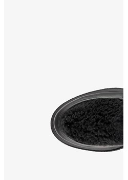 Czarne botki skórzane damskie śniegowce z kożuszkiem sznurowane PRODUKT POLSKI Casu  M11 ze sklepu Casu.pl w kategorii Workery damskie - zdjęcie 169080731