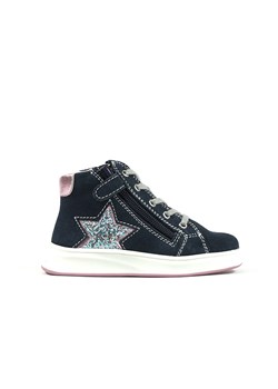 Richter Shoes Skórzane sneakersy w kolorze czarnym ze sklepu Limango Polska w kategorii Trampki dziecięce - zdjęcie 169093252