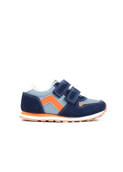 Richter Shoes Skórzane sneakersy w kolorze granatowo-błękitnym ze sklepu Limango Polska w kategorii Buty sportowe dziecięce - zdjęcie 169093480