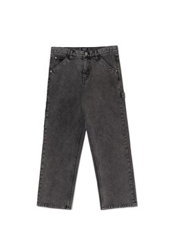 Cropp - Szare jeansy wide leg - jasny szary ze sklepu Cropp w kategorii Jeansy męskie - zdjęcie 169097602
