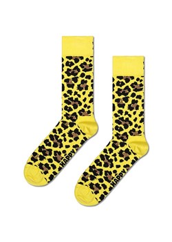 Happy Socks skarpetki Leo kolor żółty ze sklepu ANSWEAR.com w kategorii Skarpetki damskie - zdjęcie 169105621