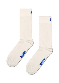 Happy Socks skarpetki Solid kolor biały ze sklepu ANSWEAR.com w kategorii Skarpetki męskie - zdjęcie 169105630