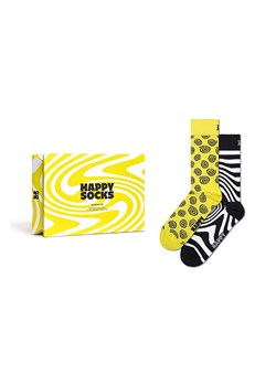 Happy Socks skarpetki Gift Box Zig Zag 2-pack ze sklepu ANSWEAR.com w kategorii Skarpetki damskie - zdjęcie 169105672