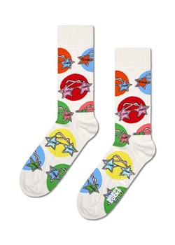 Happy Socks skarpetki x Elton John Glasses kolor beżowy ze sklepu ANSWEAR.com w kategorii Skarpetki damskie - zdjęcie 169105710
