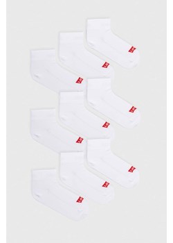 Levi&apos;s skarpetki 9-pack kolor biały ze sklepu ANSWEAR.com w kategorii Skarpetki męskie - zdjęcie 169105733
