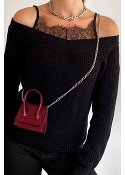 Sweter PONANSA BLACK ze sklepu Ivet Shop w kategorii Swetry damskie - zdjęcie 169107070