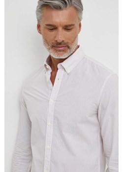 Pepe Jeans koszula bawełniana POLLY męska kolor biały regular z kołnierzykiem button-down PM308284 ze sklepu ANSWEAR.com w kategorii Koszule męskie - zdjęcie 169112640