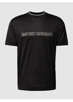 T-shirt z nadrukiem z logo ze sklepu Peek&Cloppenburg  w kategorii T-shirty męskie - zdjęcie 169122854