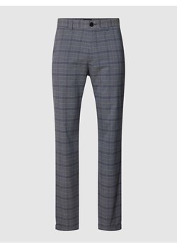 Spodnie materiałowe o kroju straight fit z zapięciem na guzik model ‘liam’ ze sklepu Peek&Cloppenburg  w kategorii Spodnie męskie - zdjęcie 169122913