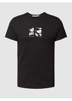 T-shirt z nadrukiem z logo ze sklepu Peek&Cloppenburg  w kategorii T-shirty męskie - zdjęcie 169123121