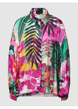 Bluzka z wiskozy ze wzorem na całej powierzchni ze sklepu Peek&Cloppenburg  w kategorii Koszule damskie - zdjęcie 169123502