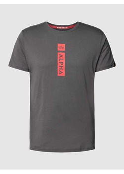 T-shirt z nadrukiem z logo ze sklepu Peek&Cloppenburg  w kategorii T-shirty męskie - zdjęcie 169123673