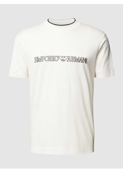 T-shirt z nadrukiem z logo ze sklepu Peek&Cloppenburg  w kategorii T-shirty męskie - zdjęcie 169123913