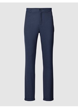Spodnie materiałowe o kroju straight fit z zapięciem na guzik model ‘liam’ ze sklepu Peek&Cloppenburg  w kategorii Spodnie męskie - zdjęcie 169124011