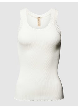 Top z obszyciem koronką model ‘Sarona’ ze sklepu Peek&Cloppenburg  w kategorii Bluzki damskie - zdjęcie 169124021