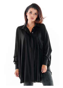 Awama Koszula w kolorze czarnym ze sklepu Limango Polska w kategorii Koszule damskie - zdjęcie 169124220