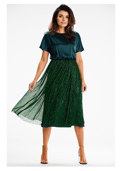 Awama Sukienka w kolorze zielonym ze sklepu Limango Polska w kategorii Sukienki - zdjęcie 169124323