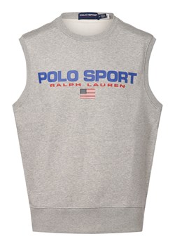 Polo Sport Bluza męska Mężczyźni Bawełna jasny szary jednolity ze sklepu vangraaf w kategorii Bluzy męskie - zdjęcie 169125102